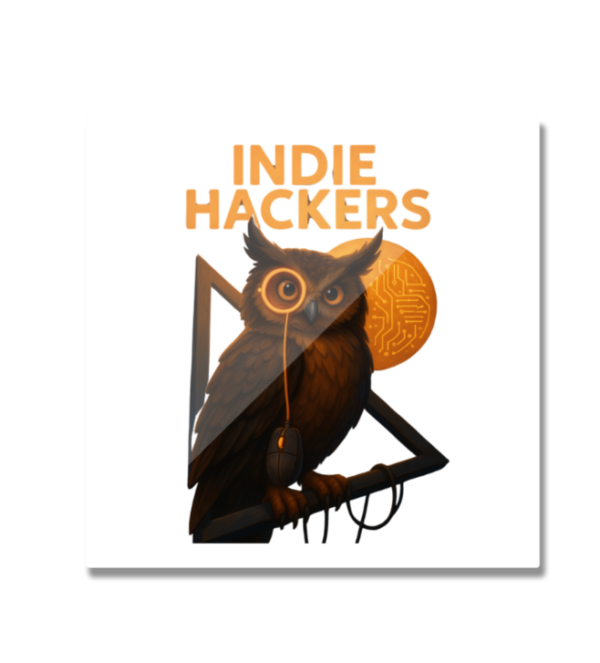 Indie Hacker FridgeMagnet from (The Hacker's Brand)