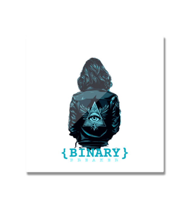 Binary FridgeMagnet from (The Hacker's Brand)