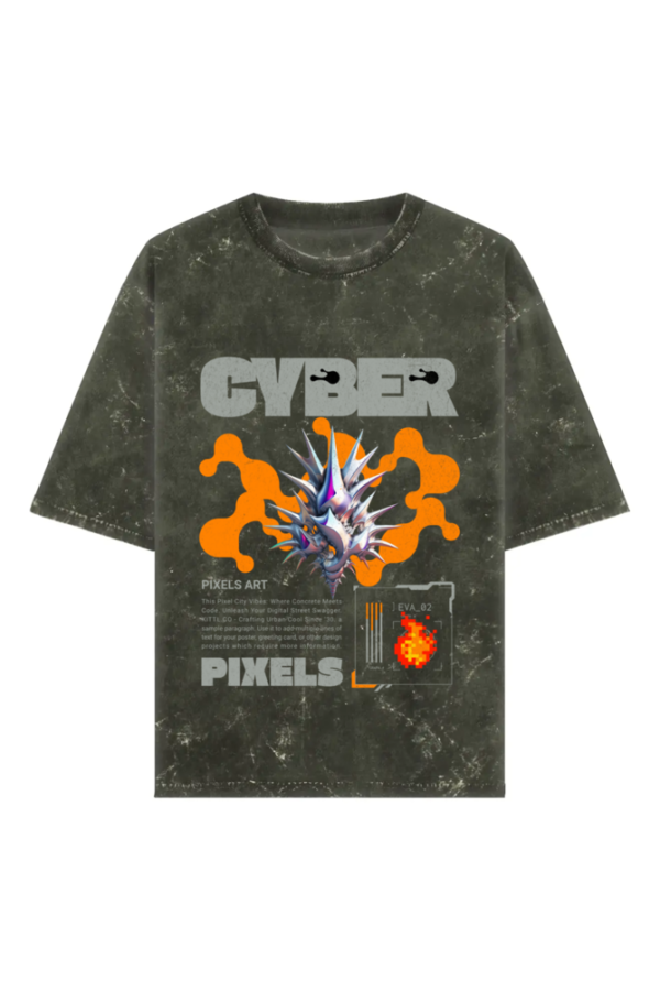 Cyber Pixels Acid T-shirt from (The Hacker's Brand)