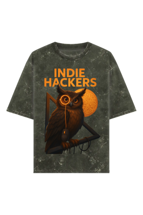 Indie Hackers Acid T-shirt from (The Hacker's Brand)